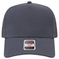 OTTO 32-285 5 Panel Mid Profile Mesh Back Trucker Cap - Ch Gry - Ch Gry / 6 1/2’’ - 7 5/8’’