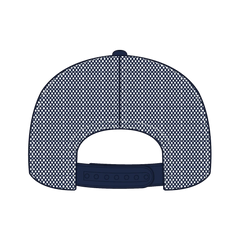 OTTO 32-285 5 Panel Mid Profile Mesh Back Trucker Cap - Nvy/Gld - Nvy/Gld / 6 1/2’’ - 7 5/8’’