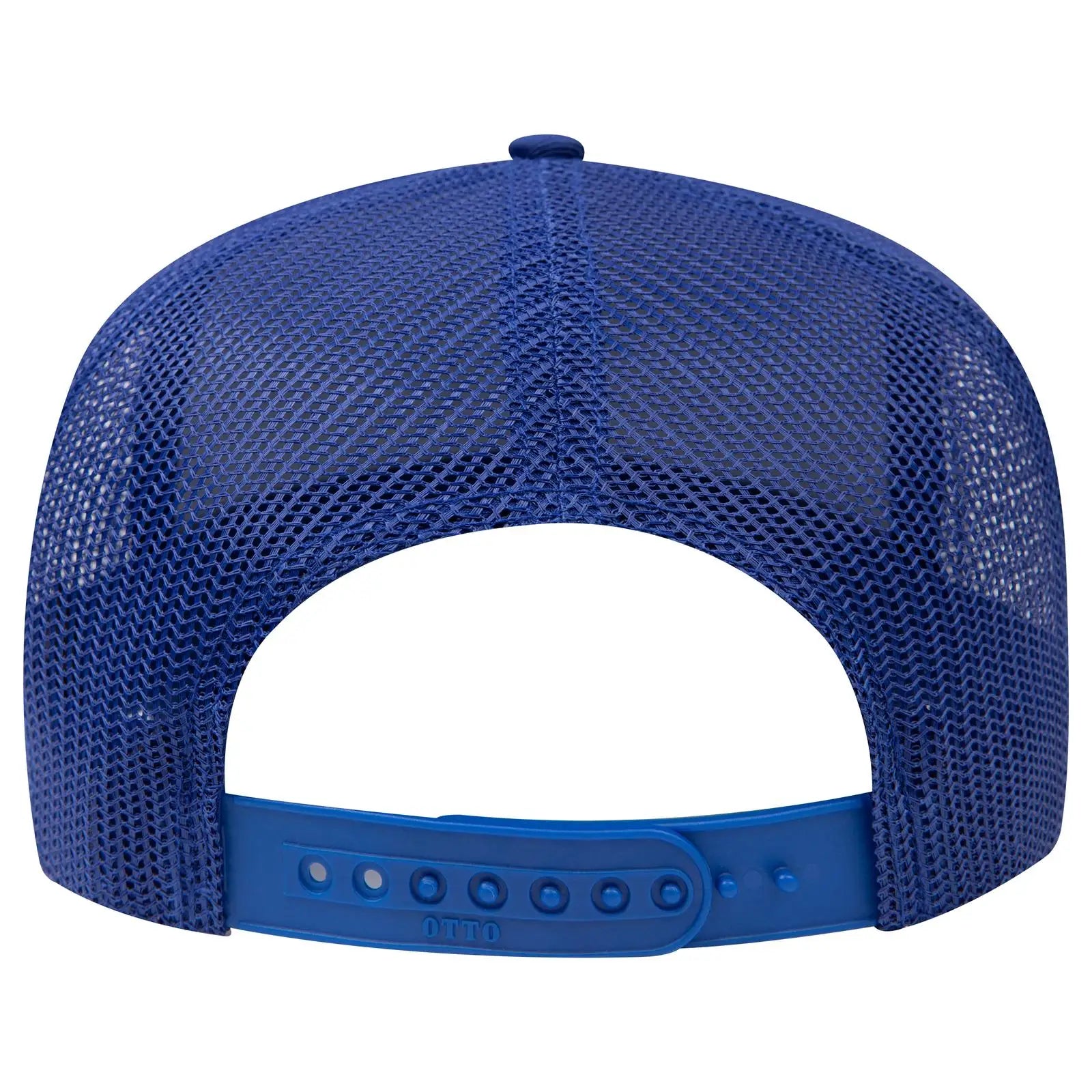 OTTO 32-285 5 Panel Mid Profile Mesh Back Trucker Cap - Royal