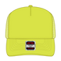 OTTO 32-285 Neon 5 Panel Mid Profile Mesh Back Trucker Cap - N. Yellow - N. Yellow / 6 1/2’’ - 7 5/8’’
