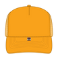 OTTO 32-467 5 Panel Mid Profile Mesh Back Trucker Cap - Gold - Gold / 6 1/2’’ - 7 5/8’’