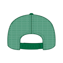 OTTO 32-467 5 Panel Mid Profile Mesh Back Trucker Cap - Kelly - Kelly / 6 1/2’’ - 7 5/8’’