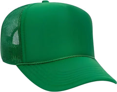OTTO 32-467 Polyester Foam Front 5 Panel Pro Style Mesh Back Cap - Kelly - Kelly / One Size Fits Most