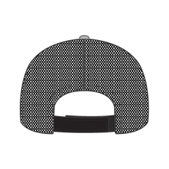 OTTO 32-934 5 Panel Mid Profile Mesh Back Trucker Cap - Gry/Gry/Blk - Gry/Gry/Blk / 6 1/2’’ - 7 5/8’’