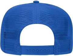 OTTO 39-071 Cotton Twill High Crown Golf Style Mesh Back Structured Firm Front Panel Cap - Royal - Royal / One Size