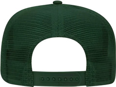 OTTO 39-071 Cotton Twill High Crown Golf Style Mesh Back Structured Firm Front Panel Cap - Dark Green - Forest
