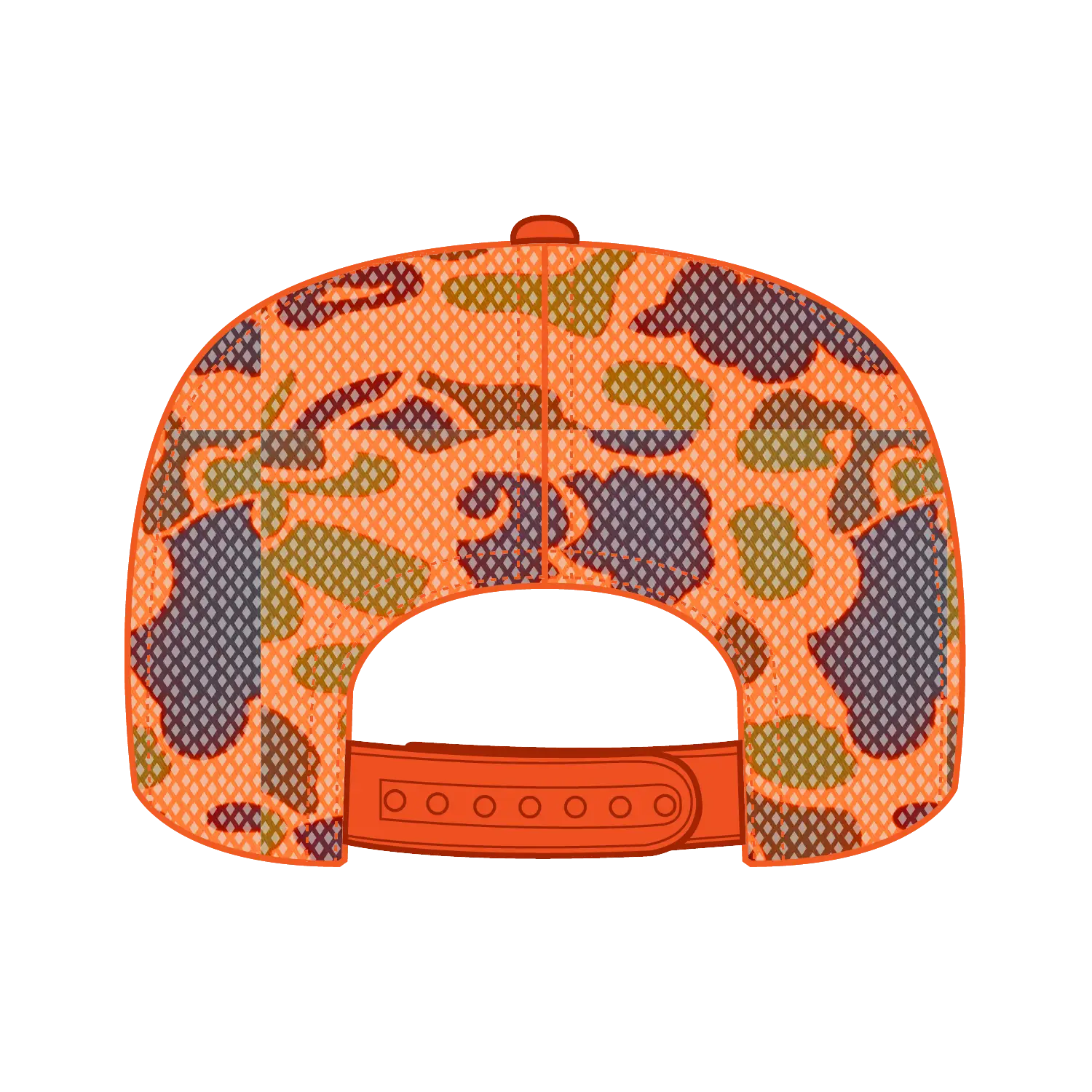 OTTO 39-165 5 Panel High Crown Mesh Back Trucker Cap - 009CPA - 009CPA / 6 1/2’’ - 7 5/8’’