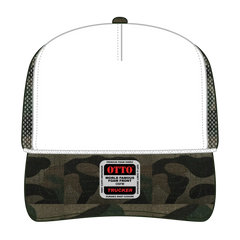 OTTO 39-165 5 Panel High Crown Mesh Back Trucker Cap - 016CPB - 016CPB / 6 1/2’’ - 7 5/8’’