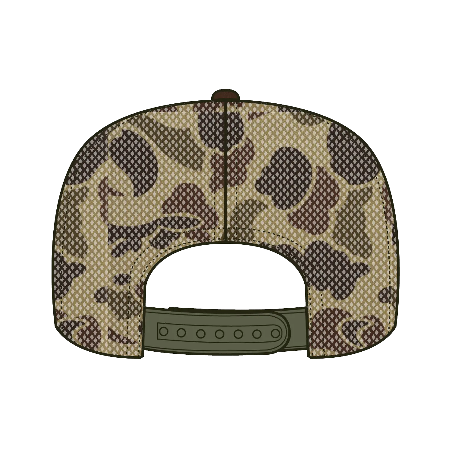 OTTO 39-165 5 Panel High Crown Mesh Back Trucker Cap - 018CPA - 018CPA / 6 1/2’’ - 7 5/8’’