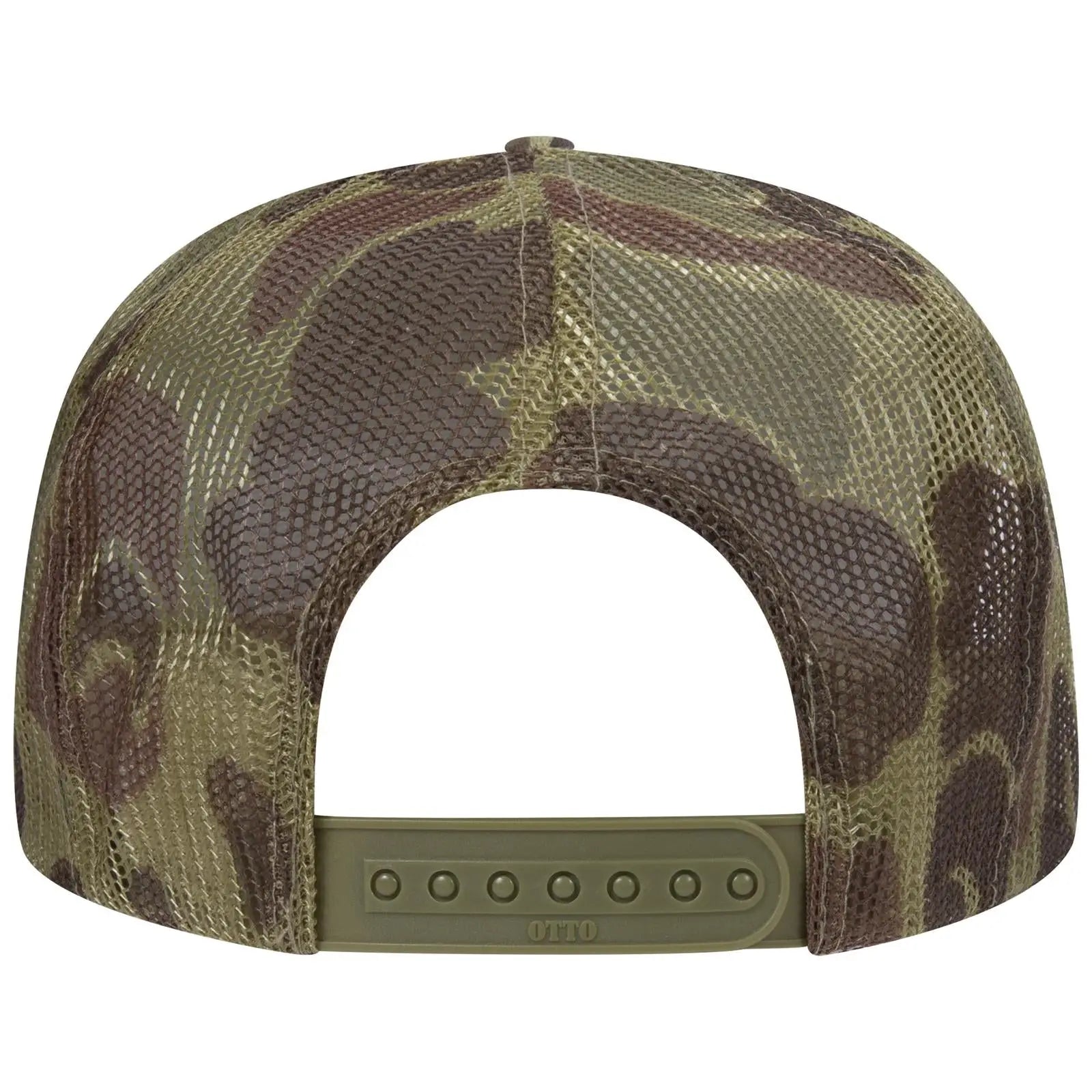 OTTO 39-165 5 Panel High Crown Mesh Back Trucker Cap - 018CPA - 018CPA / 6 1/2’’ - 7 5/8’’