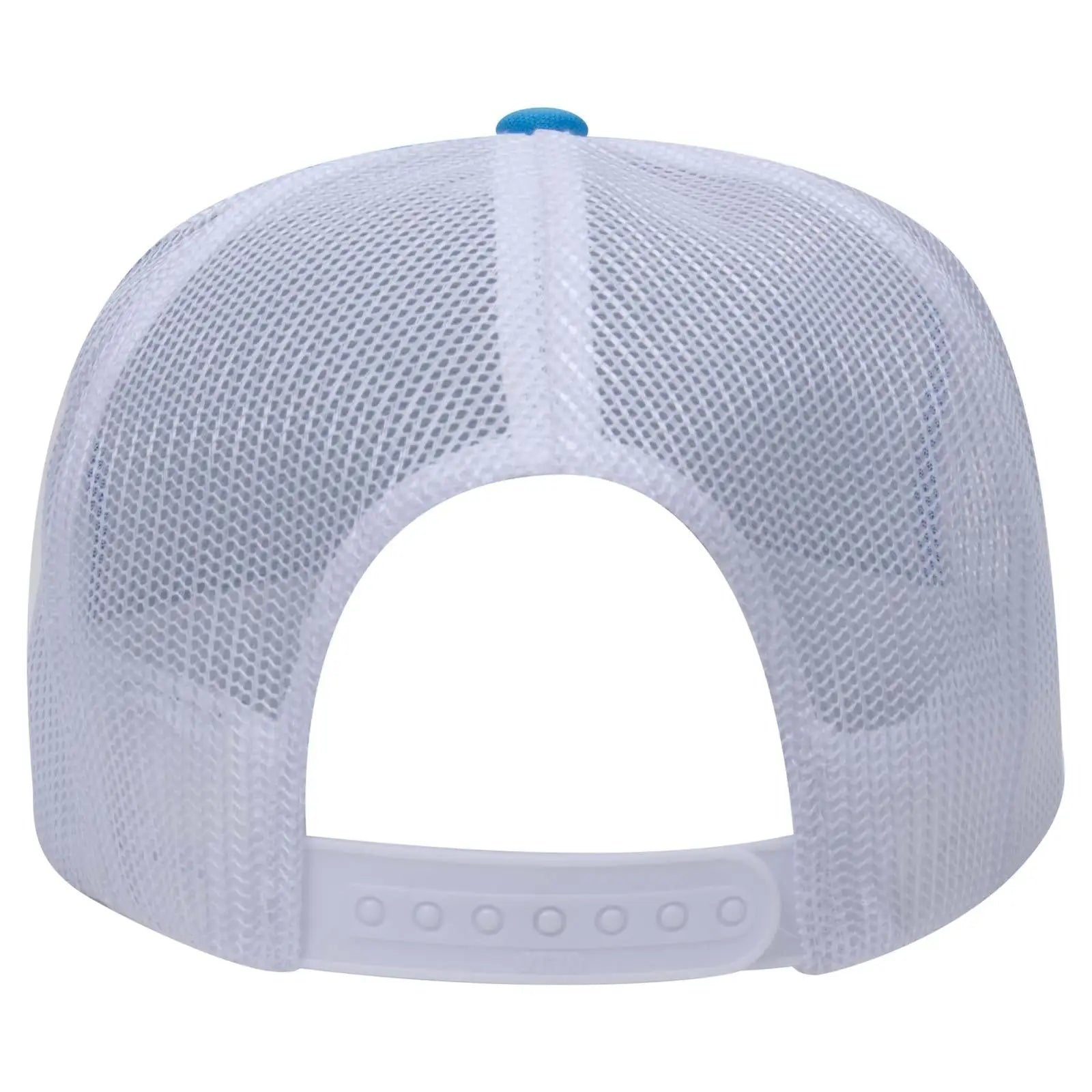 OTTO 39-165 5 Panel High Crown Mesh Back Trucker Cap - 10710716 N Blu/N Blu/Wht - 10710716 N Blu/N Blu/Wht / 6 1/2’’