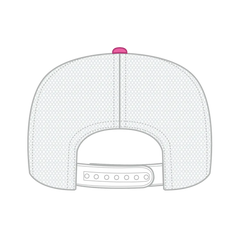 OTTO 39-165 5 Panel High Crown Mesh Back Trucker Cap - 898916 N Pnk/N Pnk/Wht - 898916 N Pnk/N Pnk/Wht / 6 1/2’’ - 7