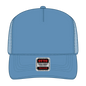 OTTO 39-165 5 Panel High Crown Mesh Back Trucker Cap - Col. Blue - Col. Blue / 6’’ - 7 1/8’’