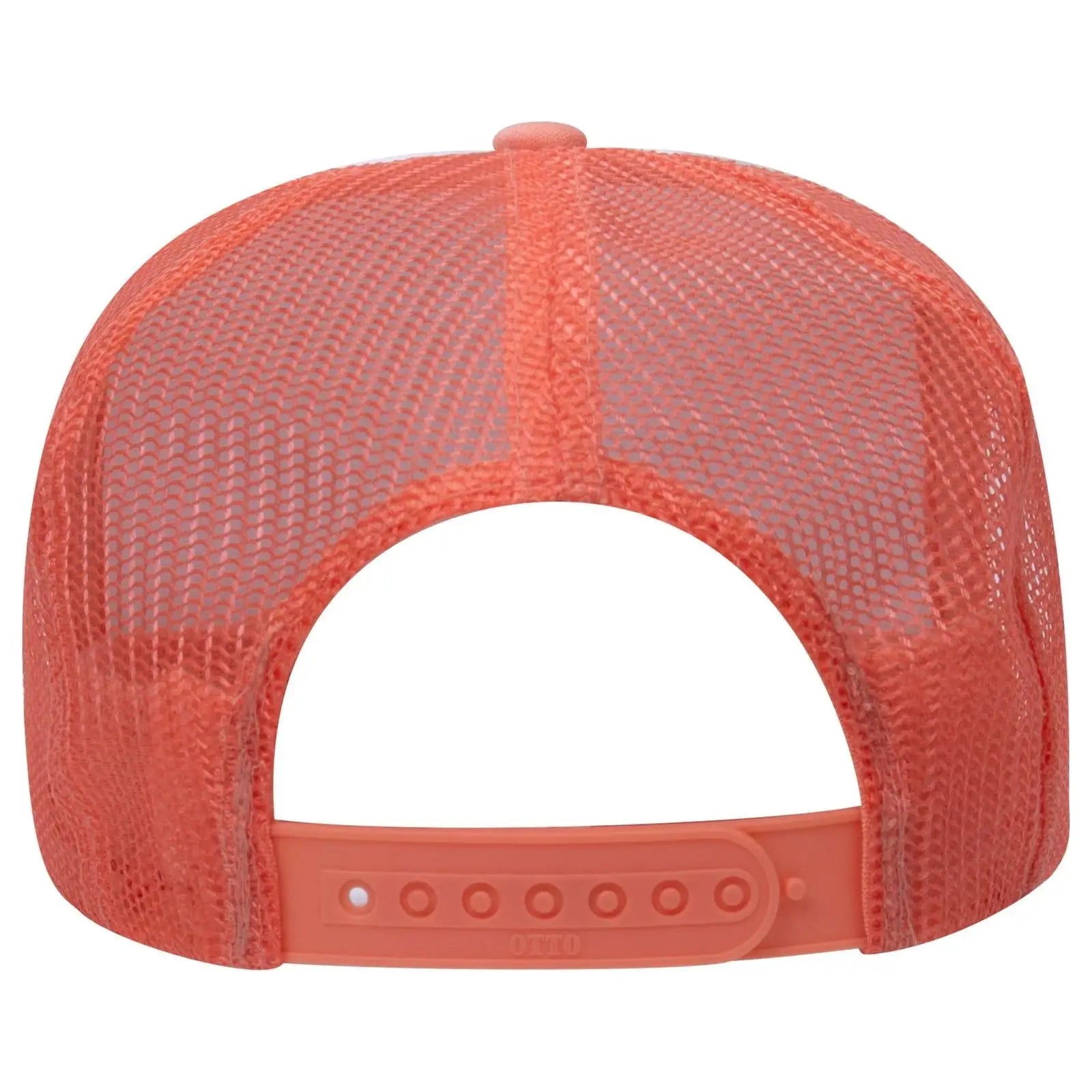 OTTO 39-165 5 Panel High Crown Mesh Back Trucker Cap - Crl/Wht/Crl