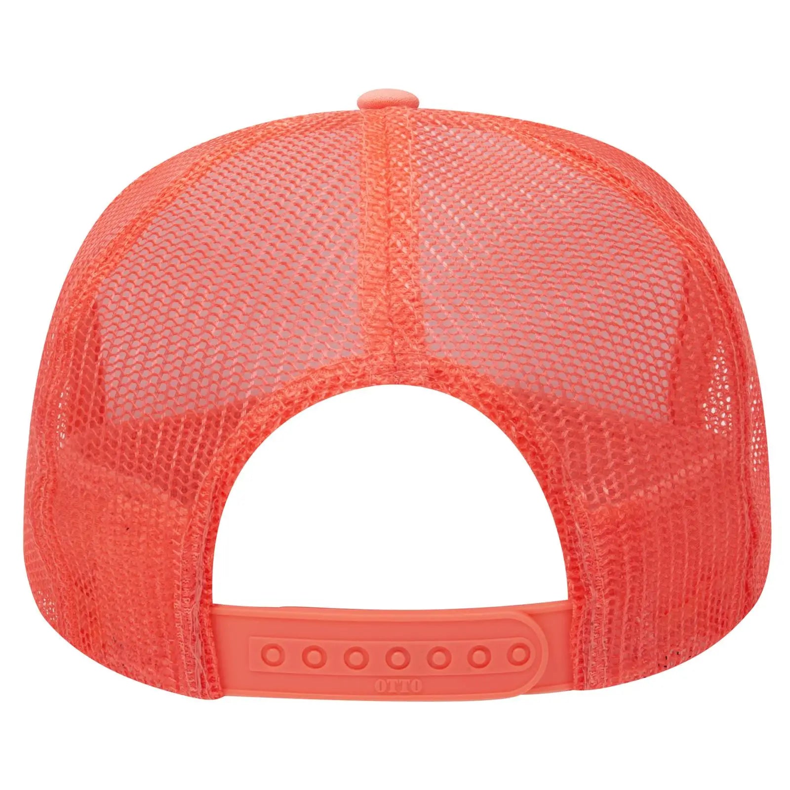 OTTO 39-165 5 Panel High Crown Mesh Back Trucker Cap - Crl/Wht/Crl