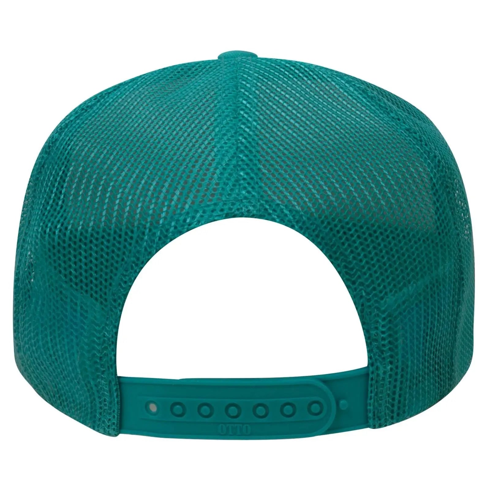 OTTO 39-165 5 Panel High Crown Mesh Back Trucker Cap - Jade
