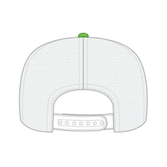 OTTO 39-165 5 Panel High Crown Mesh Back Trucker Cap - N Grn/N Grn/Wht - N Grn/N Grn/Wht / 6 1/2’’ - 7 5/8’’