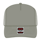 OTTO 39-165 5 Panel High Crown Mesh Back Trucker Cap - Ol. Green - Ol. Green / 6 1/2’’ - 7 5/8’’