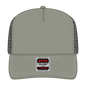 OTTO 39-165 5 Panel High Crown Mesh Back Trucker Cap - Ol.Grn/Ol.Grn/Blk - Ol.Grn/Ol.Grn/Blk / 6 1/2’’ - 7 5/8’’