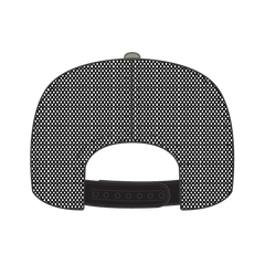 OTTO 39-165 5 Panel High Crown Mesh Back Trucker Cap - Ol.Grn/Ol.Grn/Blk - Ol.Grn/Ol.Grn/Blk / 6 1/2’’ - 7 5/8’’
