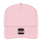 OTTO 39-165 5 Panel High Crown Mesh Back Trucker Cap - Soft Pink - Soft Pink / 6 1/2’’ - 7 5/8’’