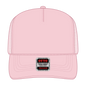 OTTO 39-165 5 Panel High Crown Mesh Back Trucker Cap - Soft Pink - Soft Pink / 6’’ - 7 1/8’’