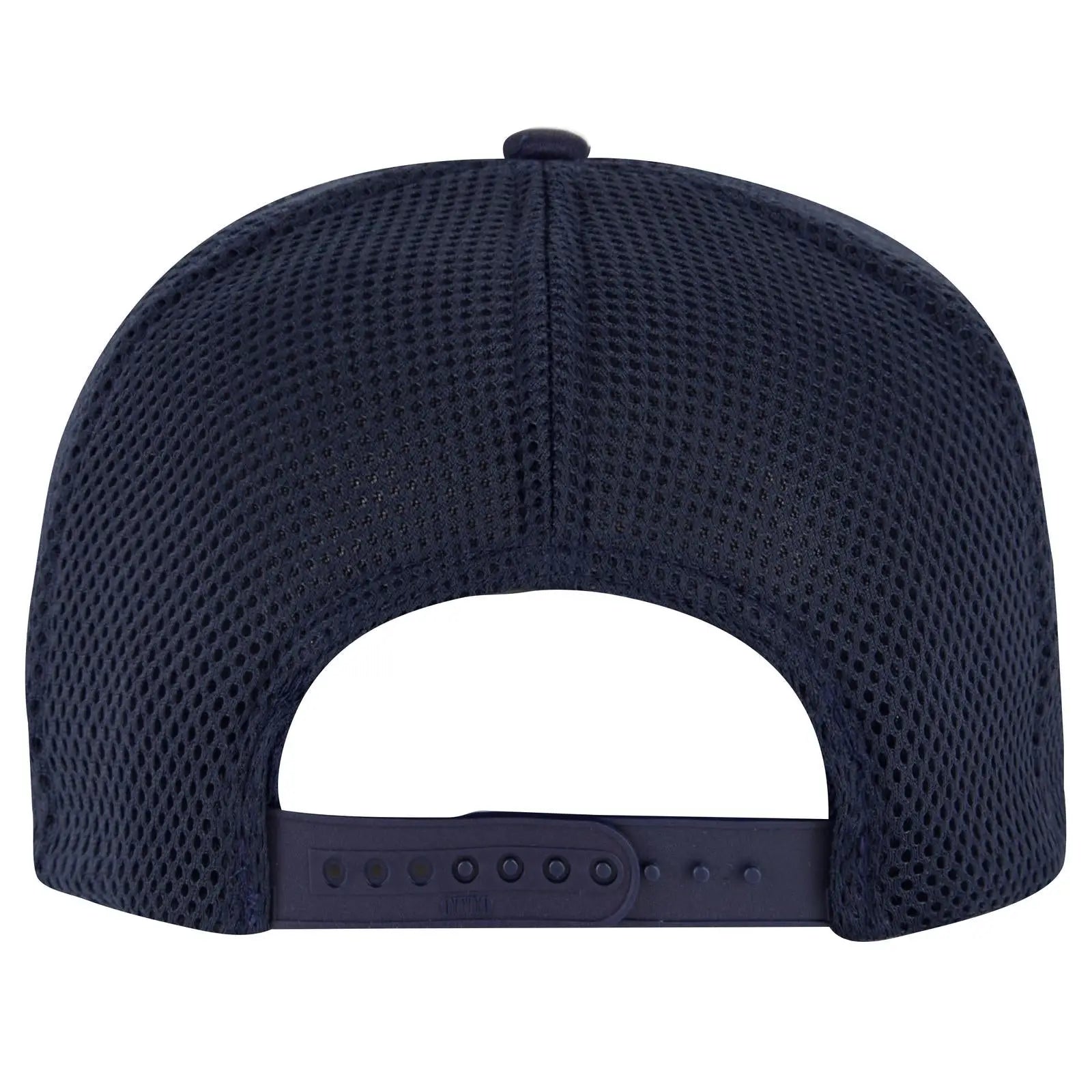 OTTO 39-166 5 Panel High Crown Air Mesh Back Trucker Cap - Navy - Navy / 7 3/8’’ - 7 5/8’’