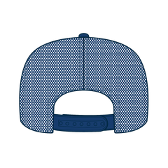 OTTO 39-166 5 Panel High Crown Air Mesh Back Trucker Cap - Royal - Royal / 7 3/8’’ - 7 5/8’’