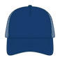 OTTO 39102-1 5 Panel Low Profile Mesh Back Trucker Cap - Royal - Royal / 7 3/8’’ - 7 5/8’’