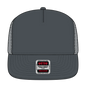 OTTO 39950-1 5 Panel Pro Style Mesh Back Trucker Cap - Char. Gray - Char. Gray / 7 3/8’’ - 7 5/8’’
