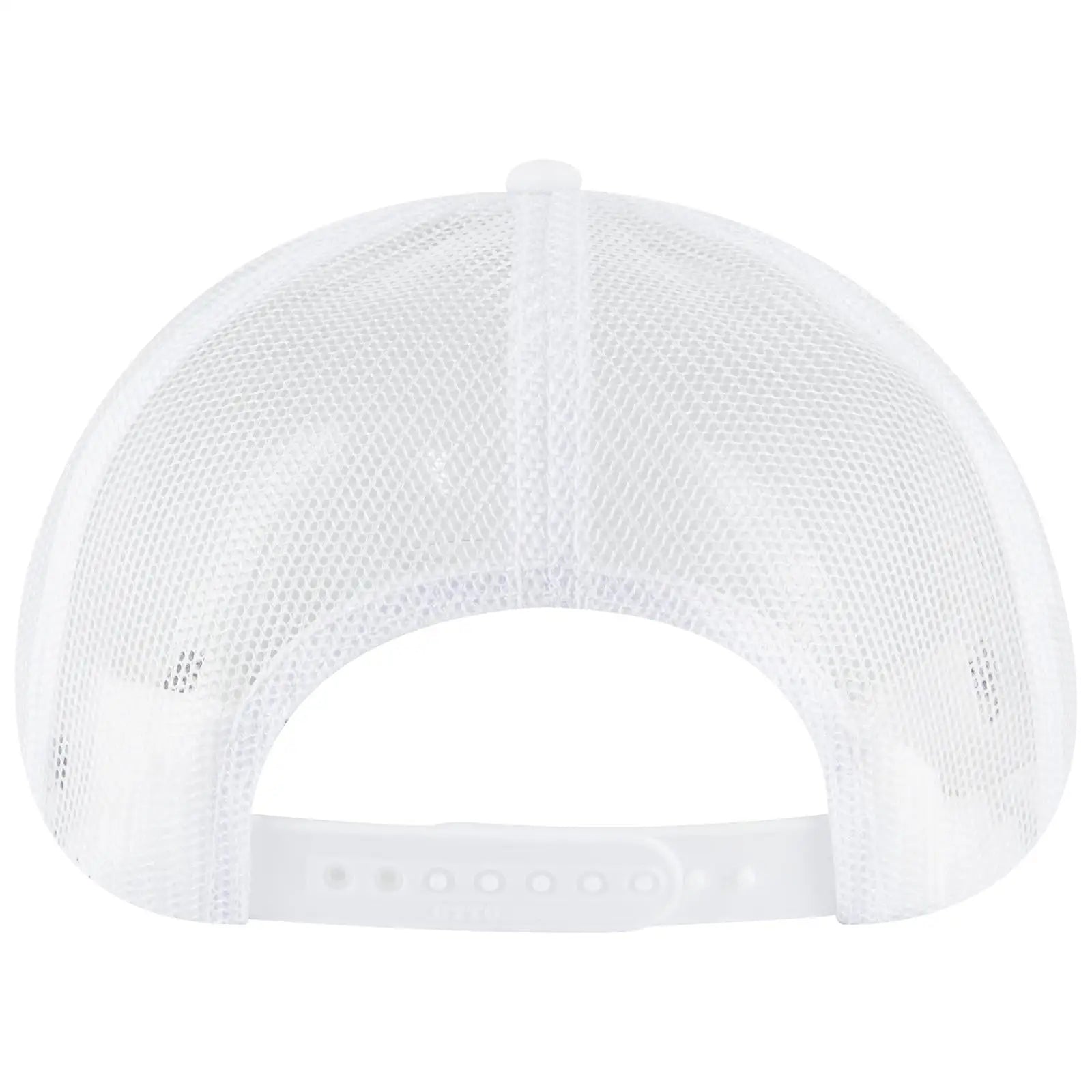 OTTO 39950-1 5 Panel Pro Style Mesh Back Trucker Cap - White - White / 7 3/8’’ - 7 5/8’’