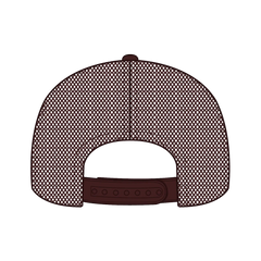 OTTO 39950-2 5 Panel Pro Style Mesh Back Trucker Cap - Brown - Brown / 7 3/8’’ - 7 5/8’’