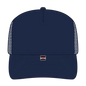 OTTO 39950-2 5 Panel Pro Style Mesh Back Trucker Cap - Navy - Navy / 7 3/8’’ - 7 5/8’’