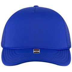 OTTO 39950-2 5 Panel Pro Style Mesh Back Trucker Cap - Royal - Royal / 7 3/8’’ - 7 5/8’’