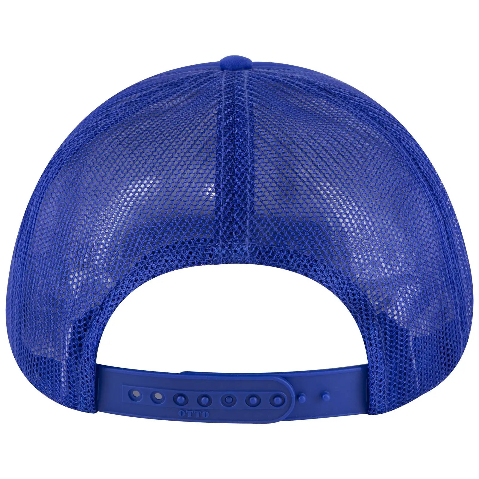 OTTO 39950-2 5 Panel Pro Style Mesh Back Trucker Cap - Royal - Royal / 7 3/8’’ - 7 5/8’’