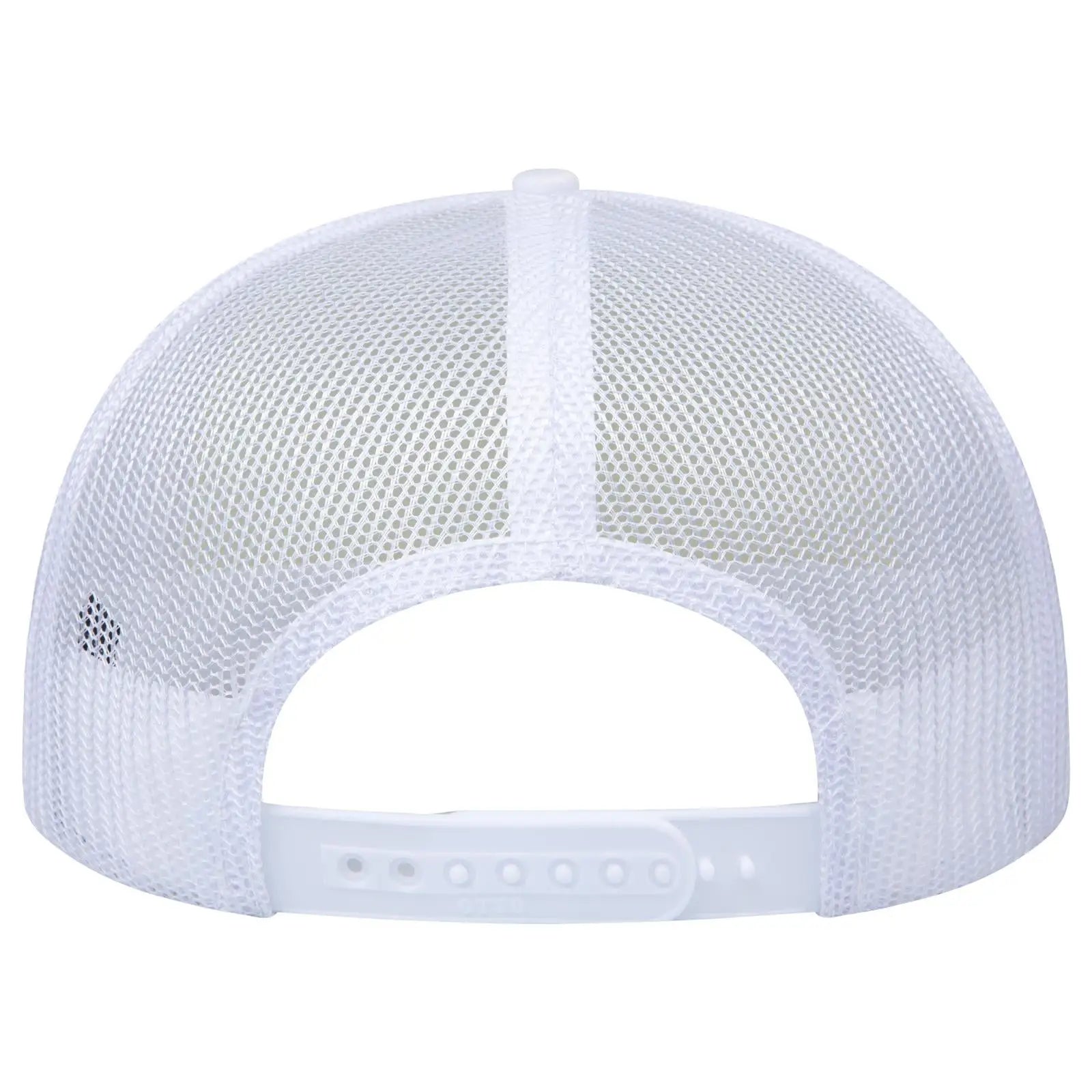 OTTO 3995015-1 ’OTTO Snap’ 5 Panel Pro Style Mesh Back Trucker Snapback Cap - White - White / 7 3/8’’ - 7 5/8’’