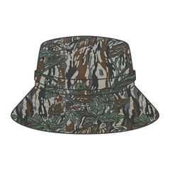 OTTO 43-045 Camouflage Bucket Hat - Gry/Dk.Grn - Gry/Dk.Grn / M