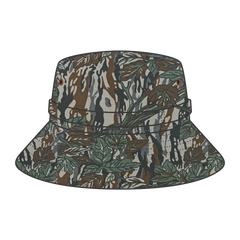 OTTO 43-045 Camouflage Bucket Hat - Gry/Dk.Grn - Gry/Dk.Grn / M
