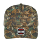 OTTO 47-049 Camouflage 5 Panel Mid Profile Mesh Back Trucker Cap - Lt.Lod/Brn/Kly - Lt.Lod/Brn/Kly / 6 1/2’’ - 7 5/8’’