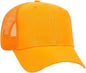 OTTO 51-819 6 Panel Mid Profile Mesh Back Trucker Cap - Neon Orange - Orange / One Size Fits Most