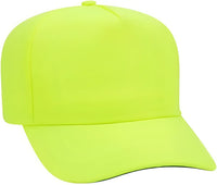 OTTO 52 127 Neon 5 Panel Low Crown Baseball Cap Neon Yellow Yellow / One Size Fits Most
