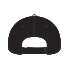 OTTO 58-755 6 Panel Low Profile Baseball Cap - Blk/Gry/Wht - Blk/Gry/Wht / 6 1/2’’ - 7 5/8’’