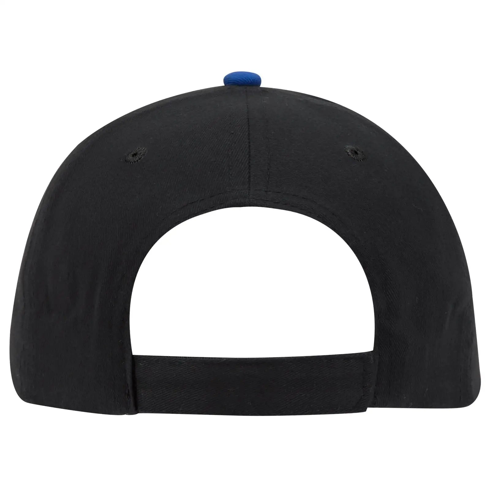 OTTO 58-755 6 Panel Low Profile Baseball Cap - Blk/Ryl/Wht - Blk/Ryl/Wht / 6 1/2’’ - 7 5/8’’