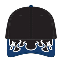 OTTO 58-755 6 Panel Low Profile Baseball Cap - Blk/Ryl/Wht - Blk/Ryl/Wht / 6 1/2’’ - 7 5/8’’
