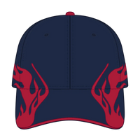 OTTO 58-755 6 Panel Low Profile Baseball Cap - Nvy/Red/Red - Nvy/Red/Red / 6 1/2’’ - 7 5/8’’