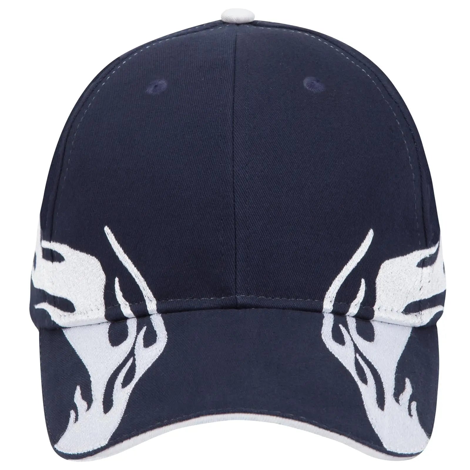 OTTO 58-755 6 Panel Low Profile Baseball Cap - Nvy/Wht/Wht - Nvy/Wht/Wht / 6 1/2’’ - 7 5/8’’
