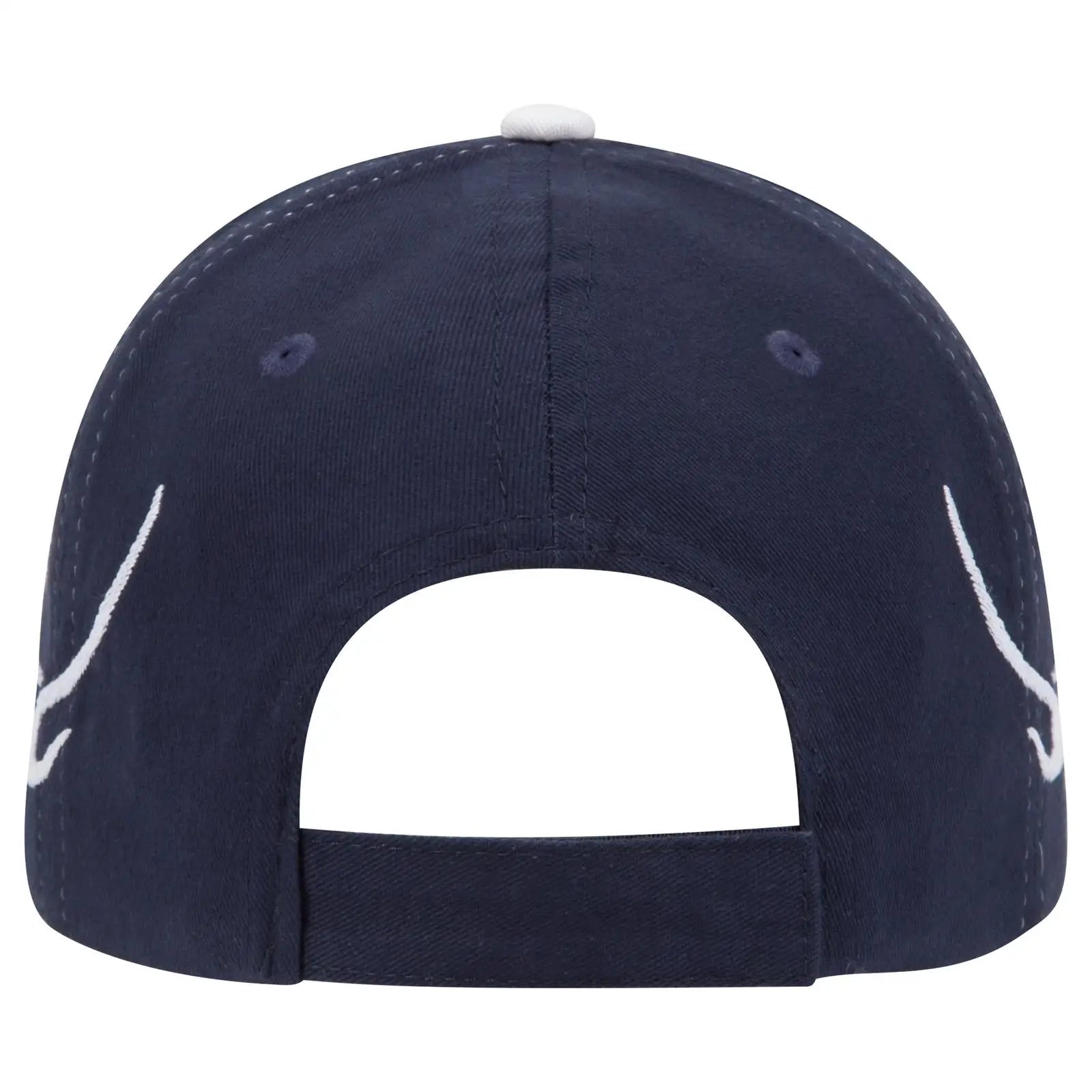 OTTO 58-755 6 Panel Low Profile Baseball Cap - Nvy/Wht/Wht - Nvy/Wht/Wht / 6 1/2’’ - 7 5/8’’