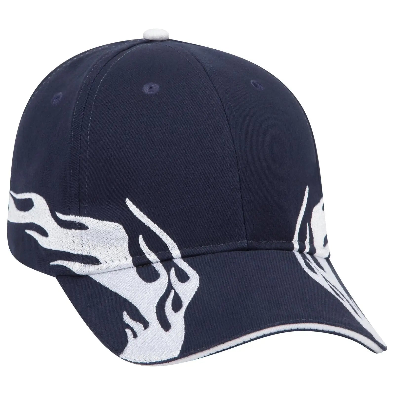 OTTO 58-755 6 Panel Low Profile Baseball Cap - Nvy/Wht/Wht - Nvy/Wht/Wht / 6 1/2’’ - 7 5/8’’