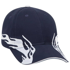 OTTO 58-755 6 Panel Low Profile Baseball Cap - Nvy/Wht/Wht - Nvy/Wht/Wht / 6 1/2’’ - 7 5/8’’