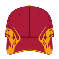 OTTO 58-755 6 Panel Low Profile Baseball Cap - Red/Gld/Gld - Red/Gld/Gld / 6 1/2’’ - 7 5/8’’
